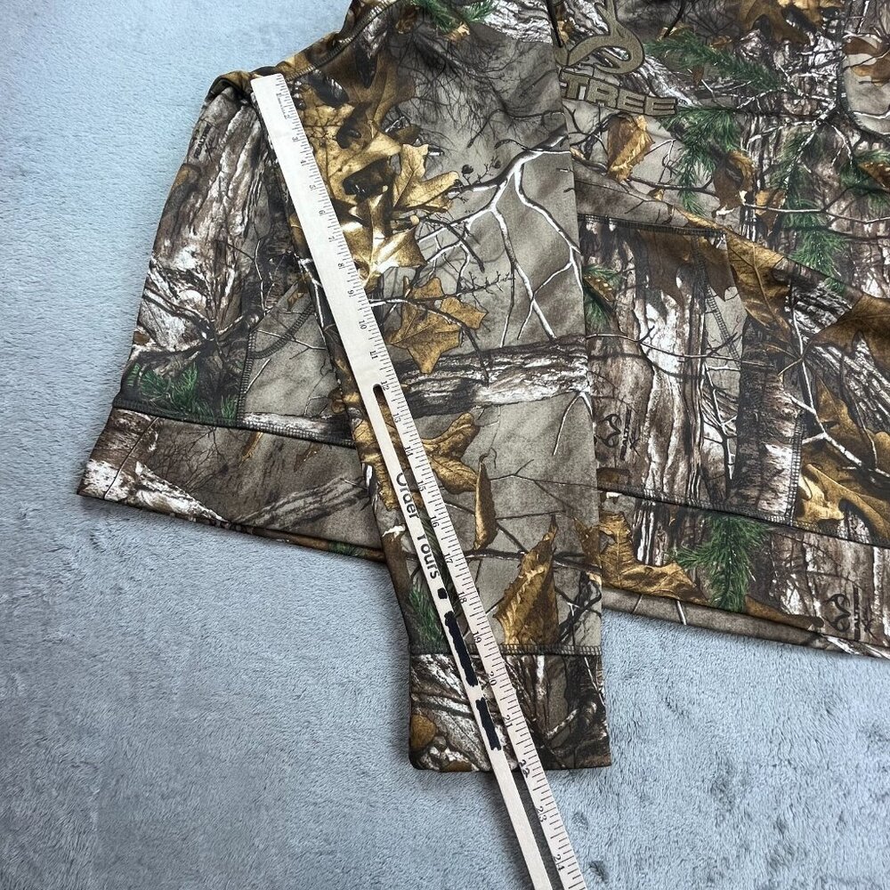 Realtree Edge Pullover Hoodie Mens L Brown Camouflage Fleece Hunting Y2K Fishing - Picture 6 of 9